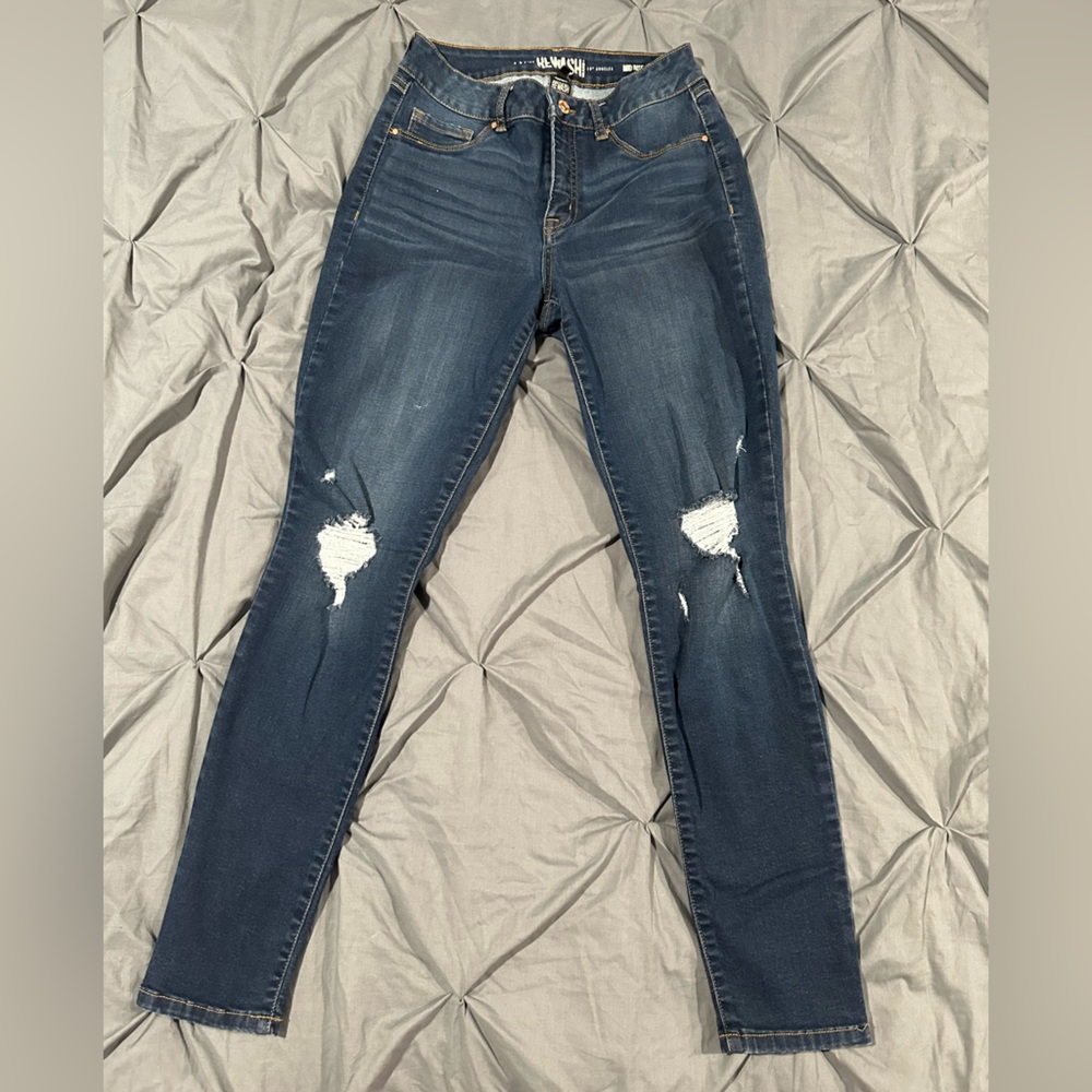High rise jeans